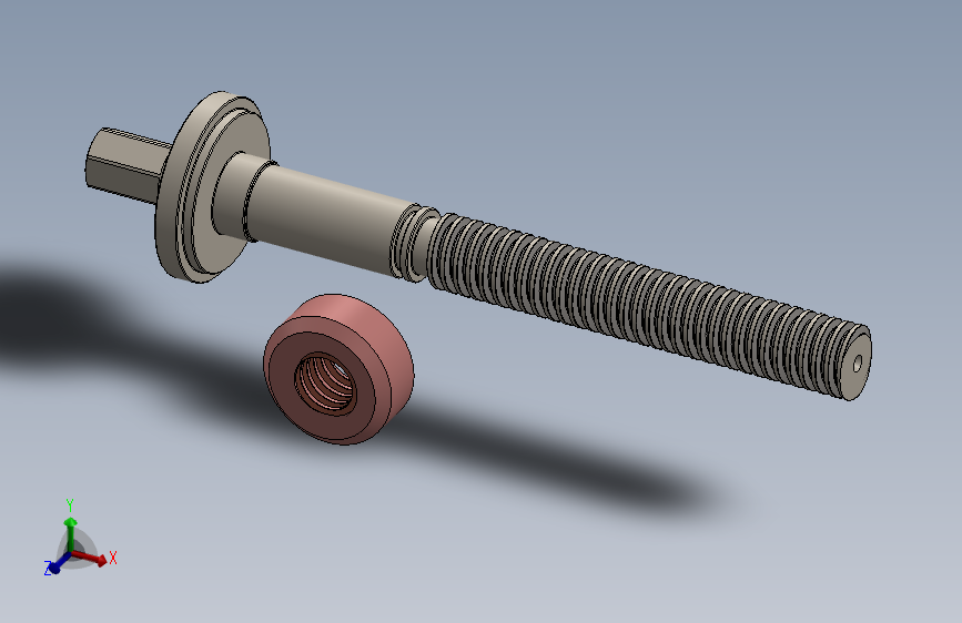solidworks r32x6螺杆和螺母副