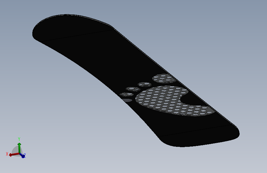 SolidWorks 滑雪板设计图纸