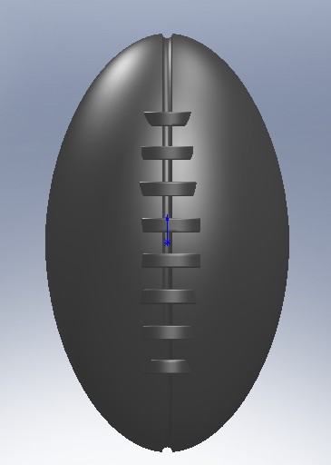 橄榄球3D模型