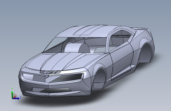 solidworks 雪佛兰Camaro