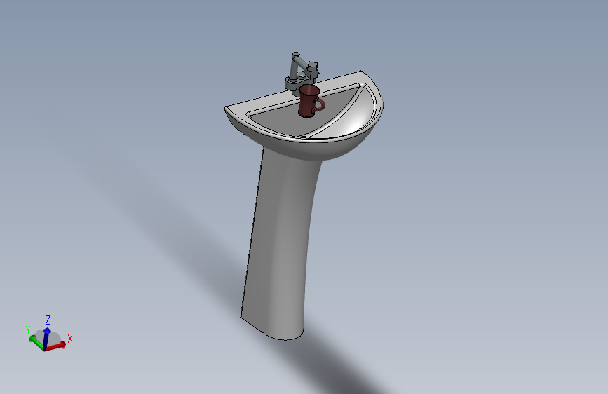 solidworks 盥洗盆