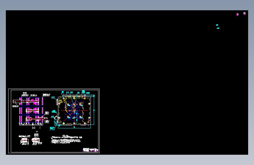 钻床组合机床设计全套，CAD图纸全有