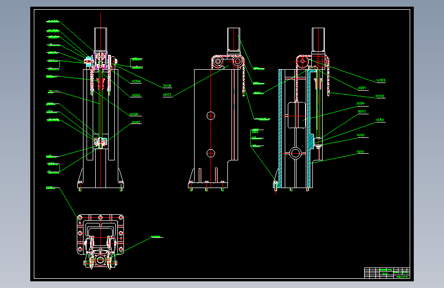 数控铣床x7132全套cad.part1