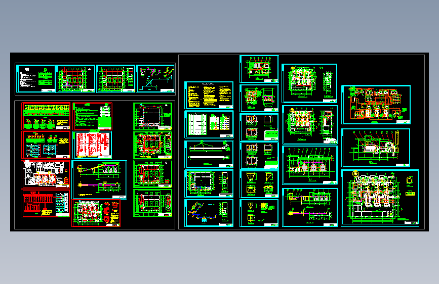 锅炉设备全套施工图