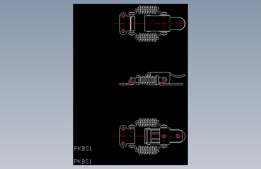 把手、手轮、旋钮、拉手(4) 主视图