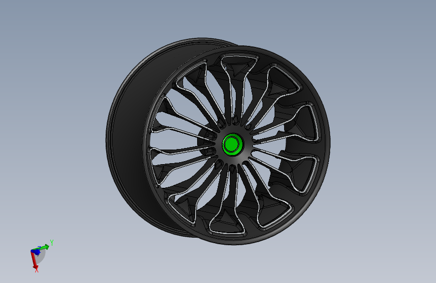 概念摩托车3D模型