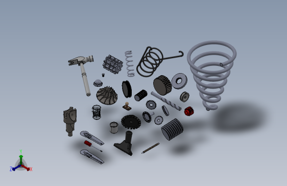 solidworks 组件的机器工具