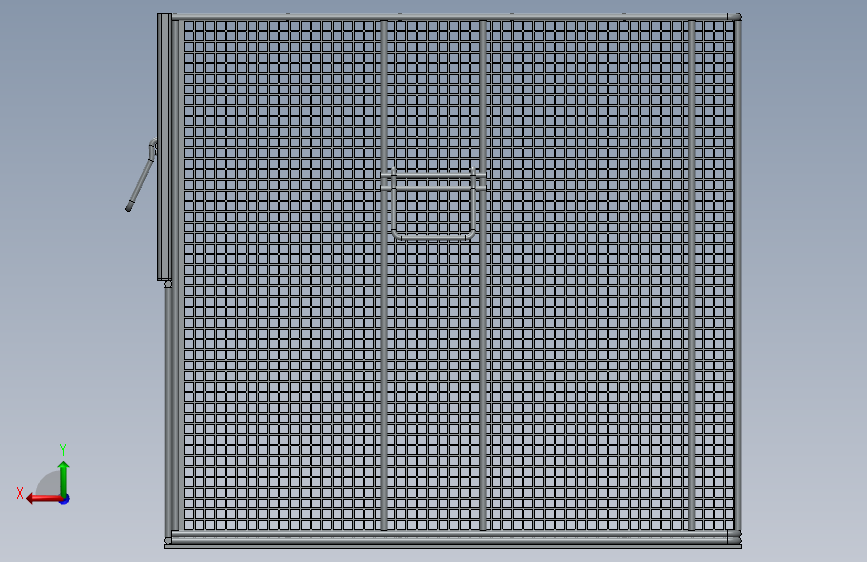 SOLIDWORKS 洗涤篮 背面视图