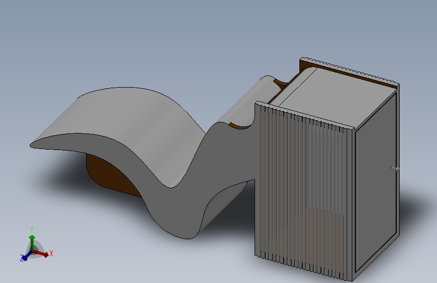 solidworks实木躺椅