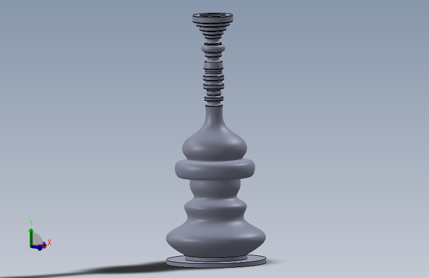 SOLIDWORKS 创意花瓶设计