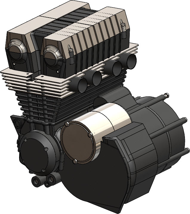 本田CBX 750发动机导入格式
