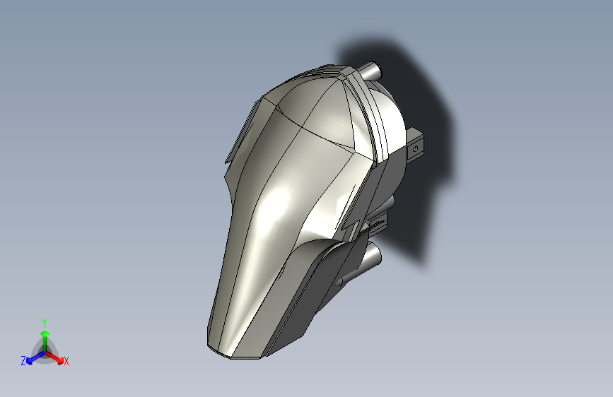 摩托车车头灯3D模型