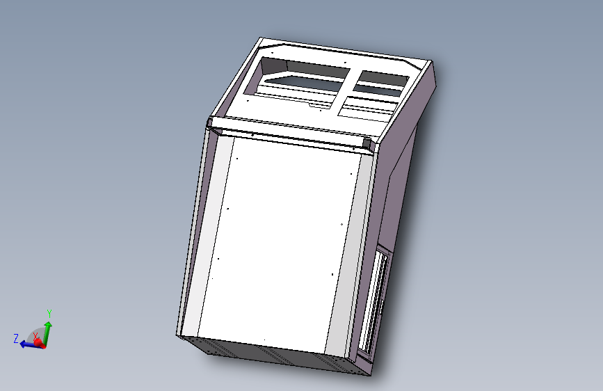 操作台电柜3D图纸（带工程图）G172 非标自动化设备3D图纸3D2