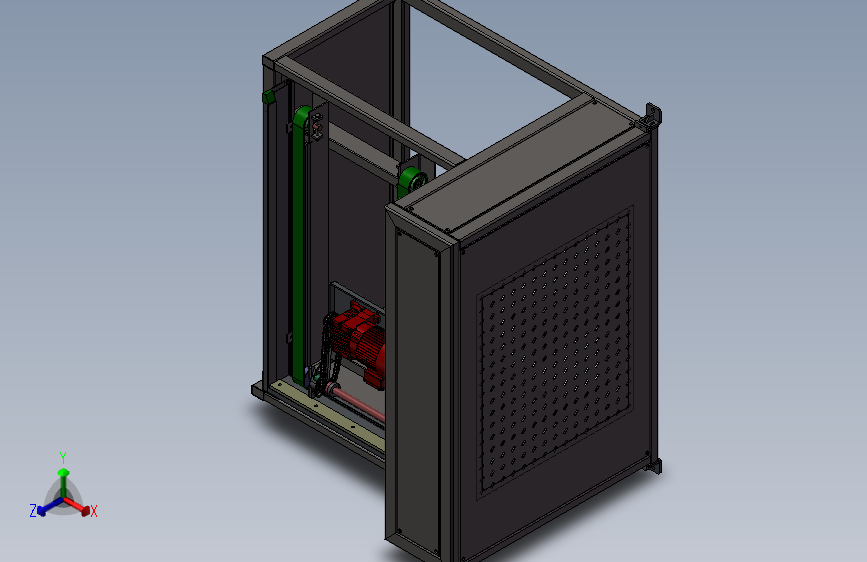 A19  返回线升降机 3D模型
