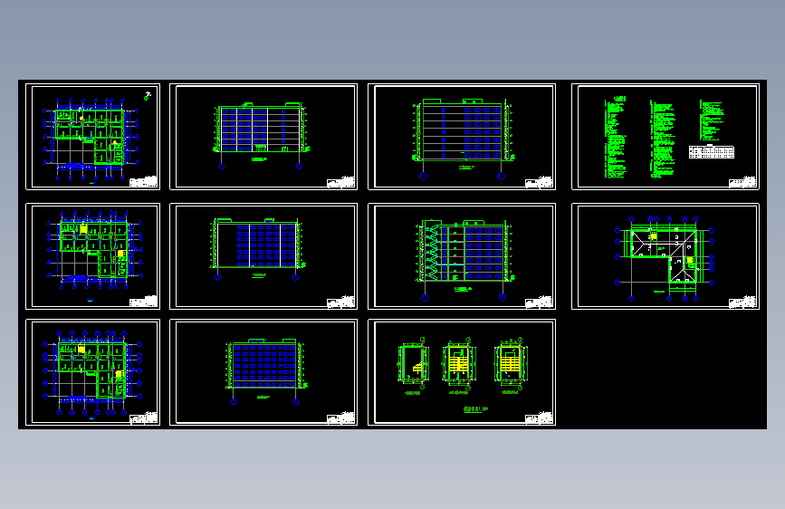 框架结构七层教学楼7000平米