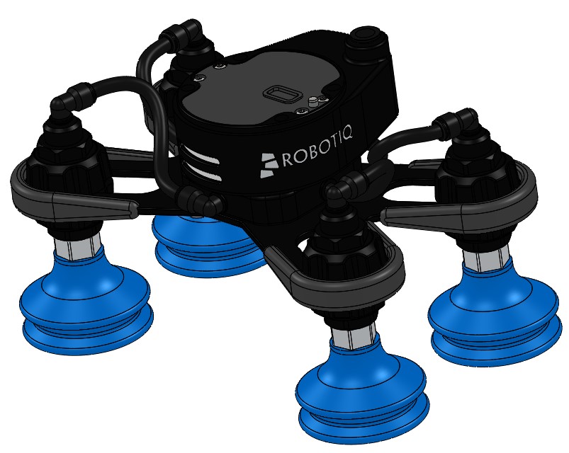 Robotiq Airpick Four电动真空夹爪3D数模图纸 STEP格式