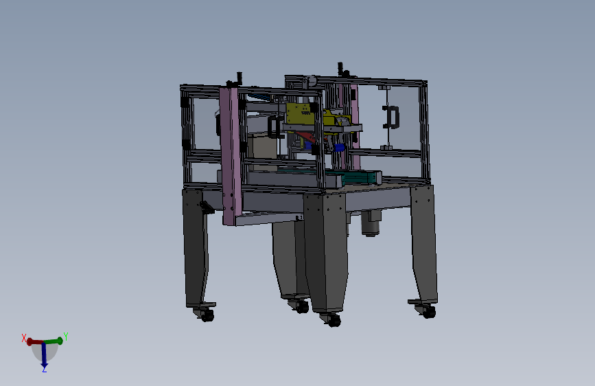 ZDH-BAOZ-009 封箱机（成熟产品）3D模型