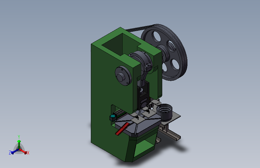 冲床自动送料系统3D图纸 T413