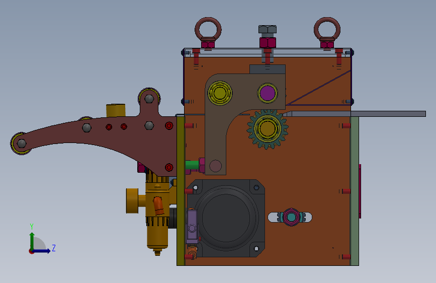 G214 一款伺服送料机_SOLIDWORKS 2011_模型图纸下载 – 懒石网