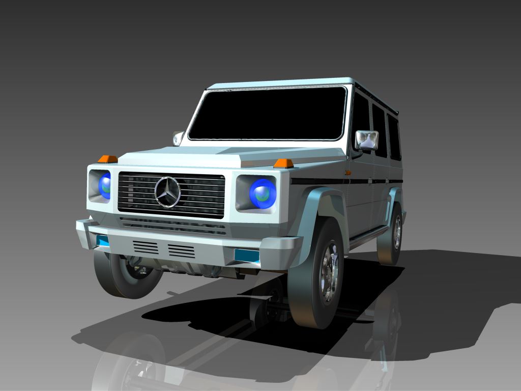 Mercedes 奔驰G级全地形越野车模型外观3D图纸