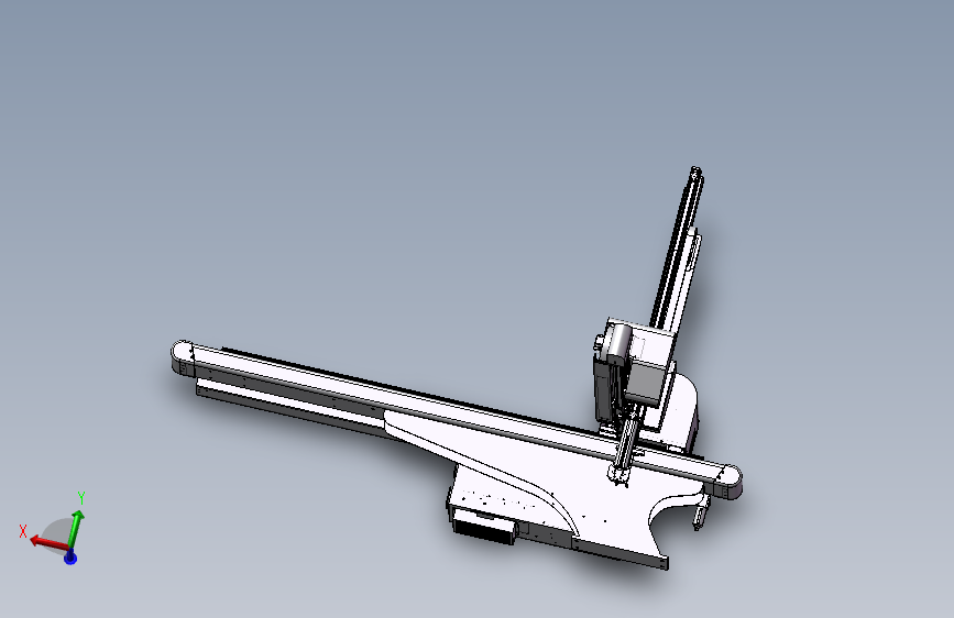 横走式五轴800双臂单节伺服机械手3D图纸 f956 格式_SOLIDWORKS 2015_模型图纸下载 – 懒石网