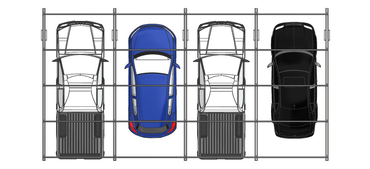 Estacionamiento停车场3D数模 STP格式