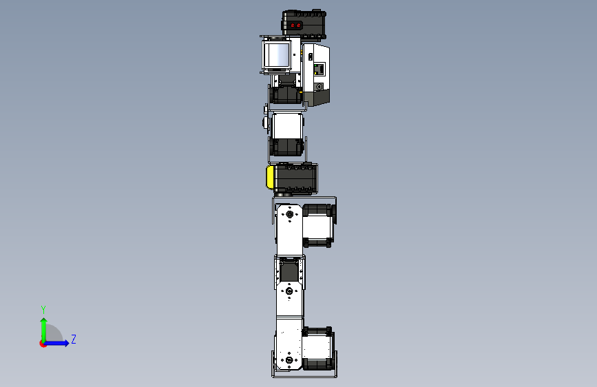 scrapped robosavvy人形机器人结构3D图纸 IGS格式
