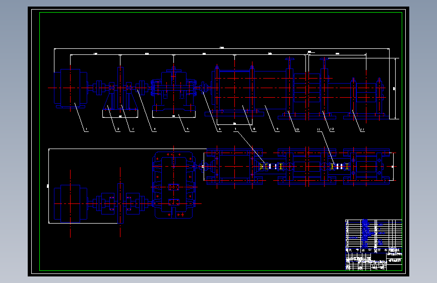 小型轧钢机设计(论文+DWG图纸)