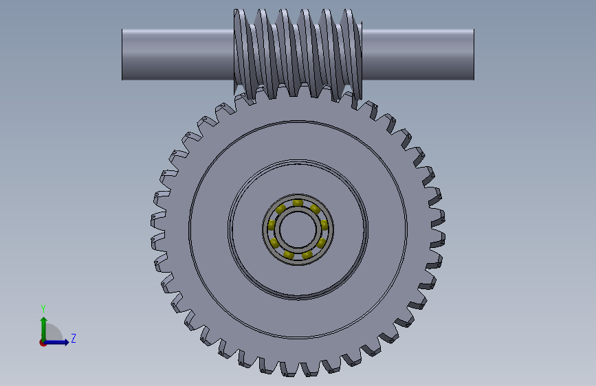 2 Solidworks蜗轮蜗杆 Solidworks 2012 模型图纸下载 懒石网