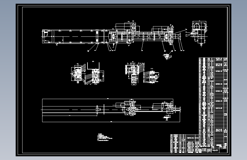 完整内环缝焊接操作机—毕业设计