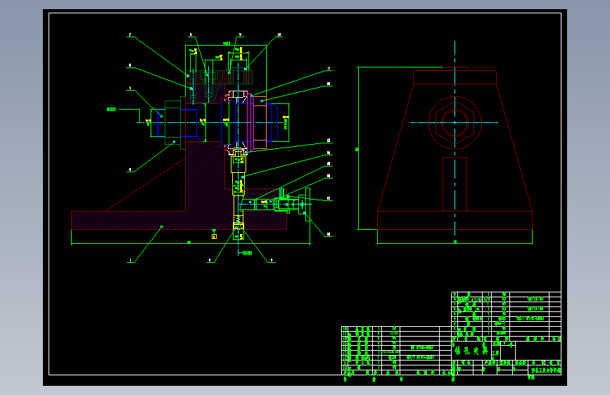 631 轴承座的工艺及钻孔夹具装置设计（有cad图+文献翻译+ppt）