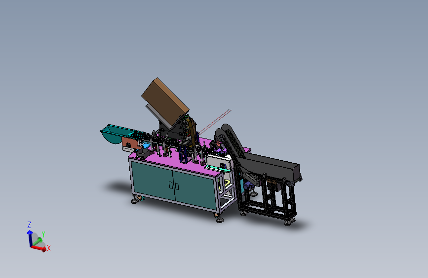 圆珠笔自动组装机装配机3D图纸 三维图纸 机械设计