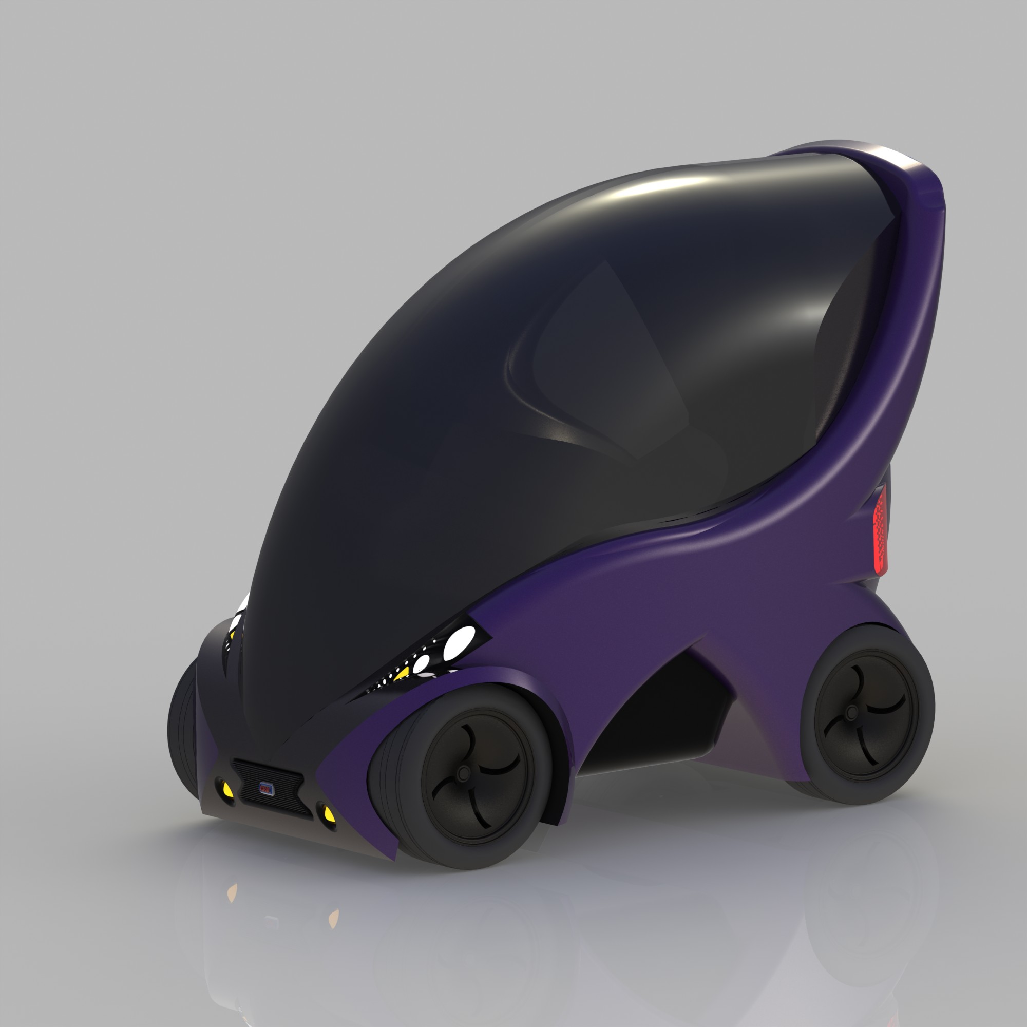 单人概念环保小汽车图纸