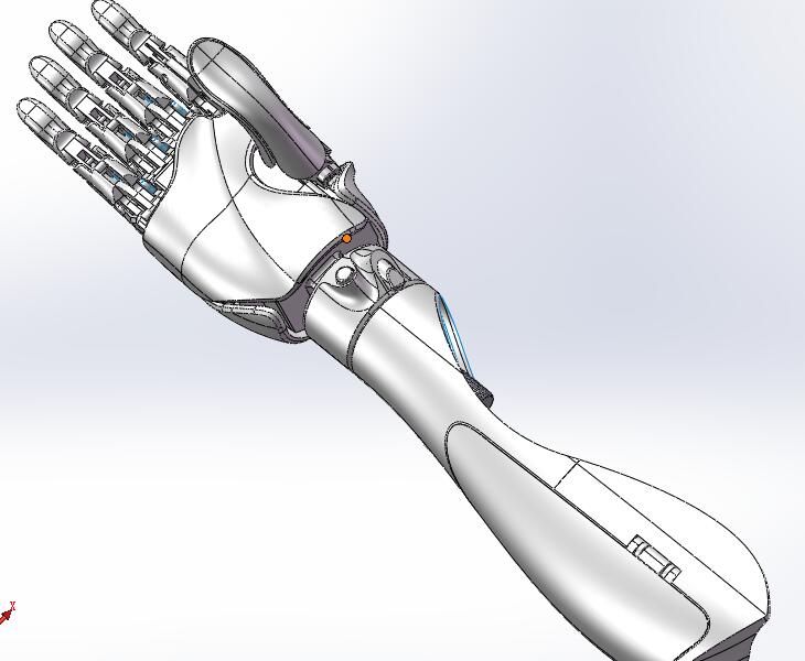 右手臂假肢 3D图纸 非标机械自动化3D三维图纸