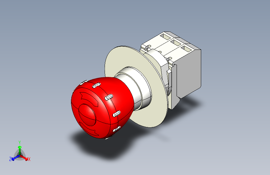 急停开关3DEmergency stop switch-2