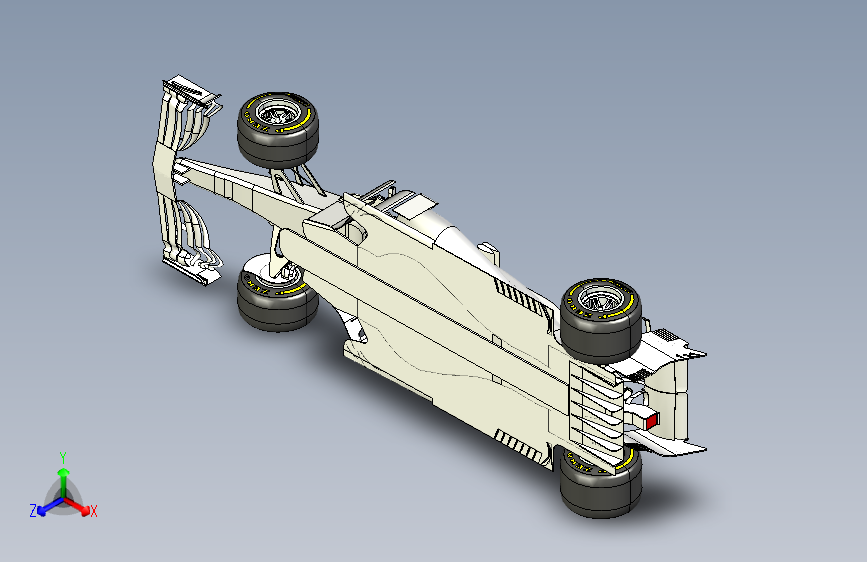 F1模型混合动力车