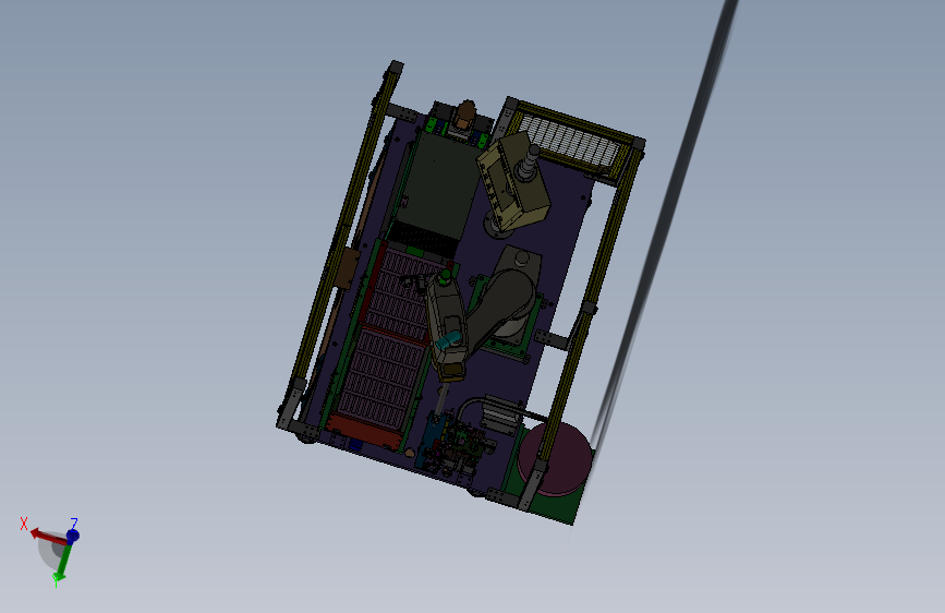 CPA自动机械手组装包装机3D图纸scara机器人组装包装机三维3d模型