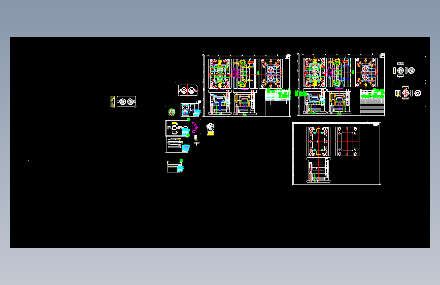 一套完整的模具工程图