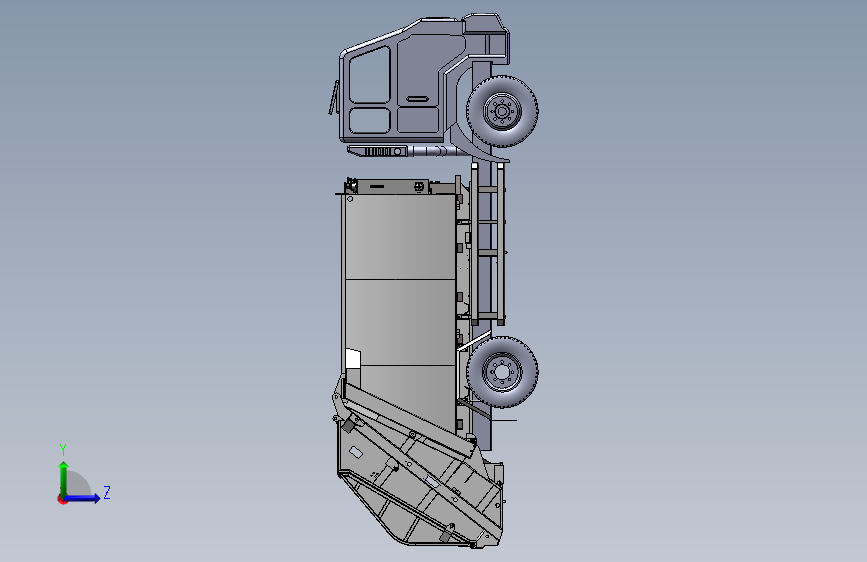 11立方级国三型翻斗式垃圾压缩车