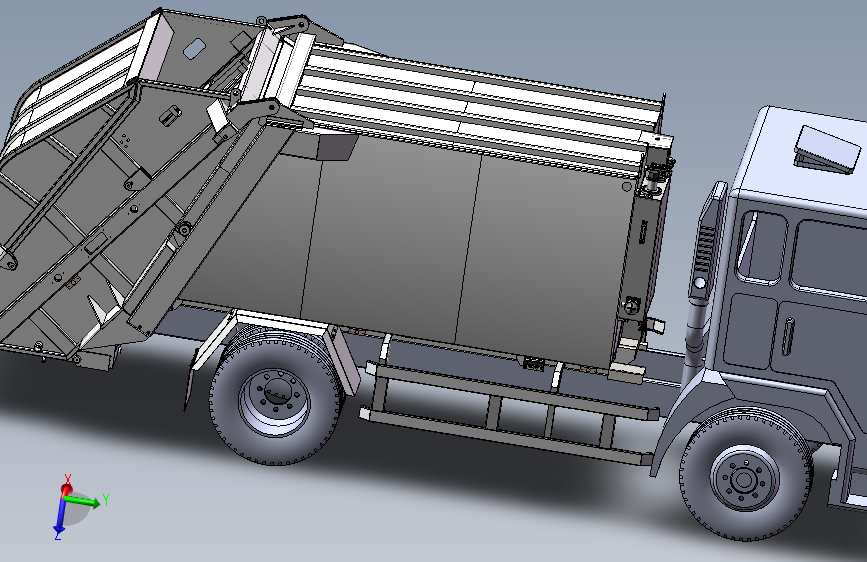 11立方级国三型翻斗式垃圾压缩车
