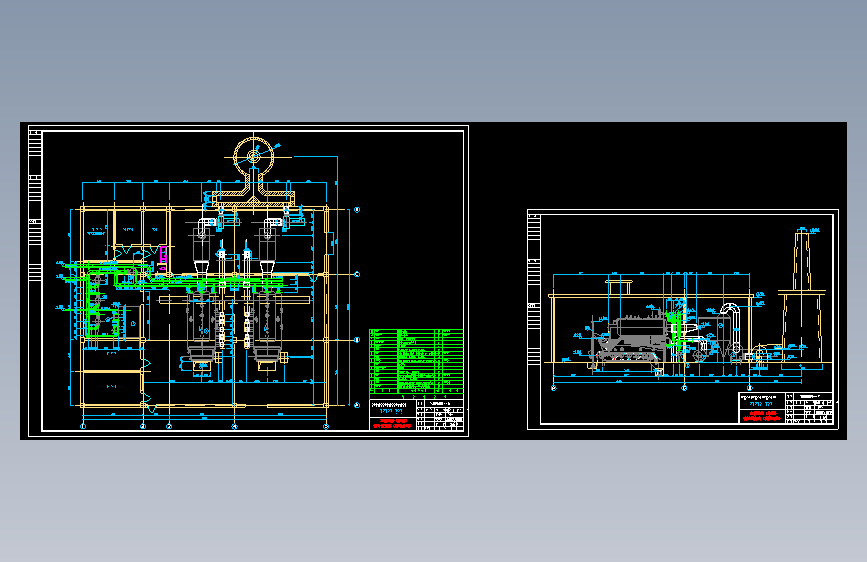 DZL7.0-1.0－95－70-AⅡ型锅炉房施工图