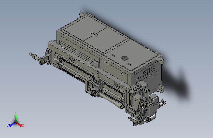 数控弯管机3D模型图纸 BB198 机械设计参考资料设计素材