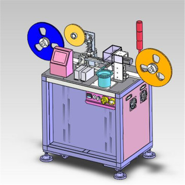 高速自动编带机3D图纸 非标自动化机械3D图纸素材 机械设计图纸1