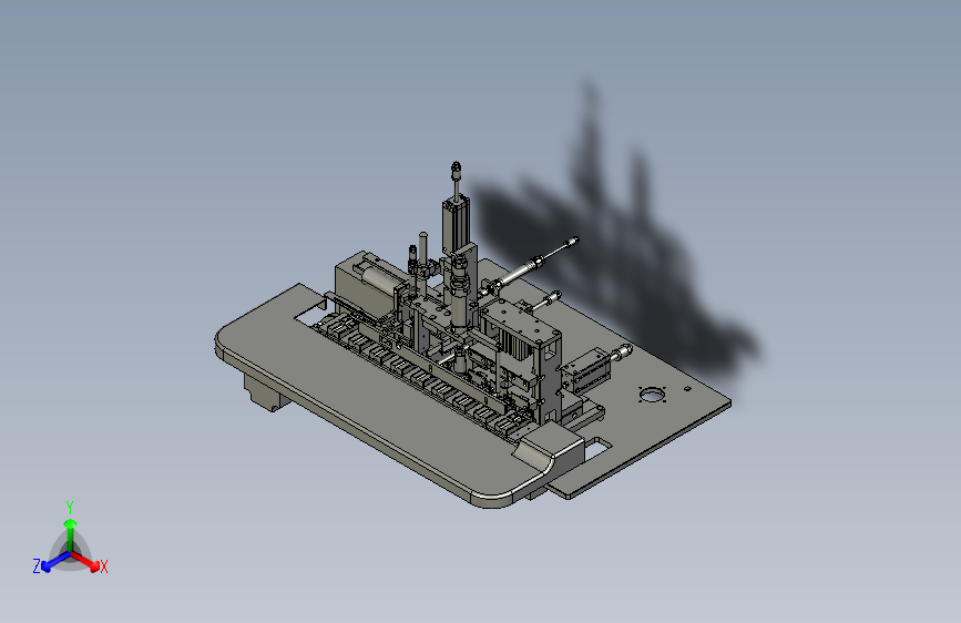 USB自动焊线机   非标自动化设备3D图纸3D模型1