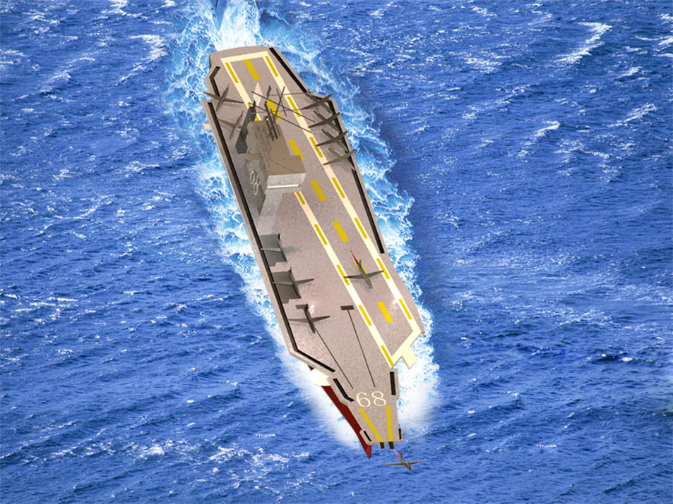 王建国-航母模型