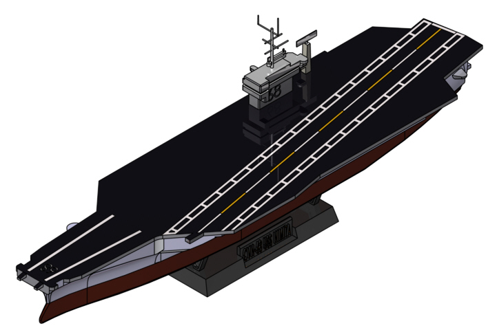 王建国-航母模型