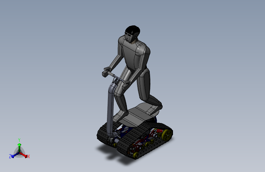 仿制dtv shredder 全地形履带滑板车设计图