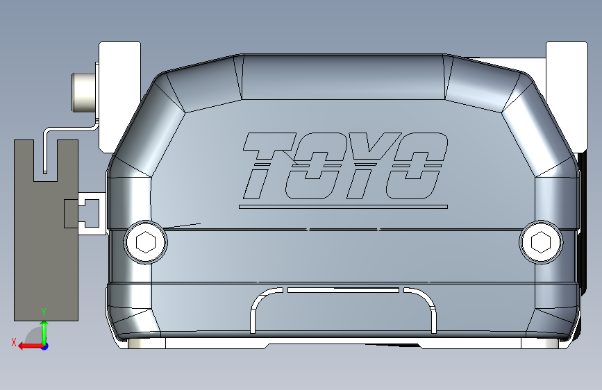 Toyo东佑达直线模组-ETH10-1000-BC-200W+煞車 背面视图