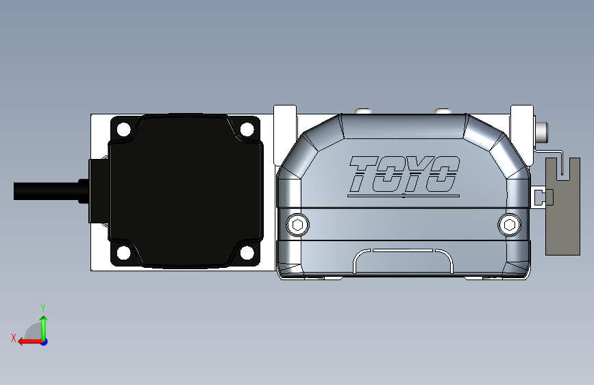 Toyo东佑达直线模组-ETH12-700-BL-200W 背面视图