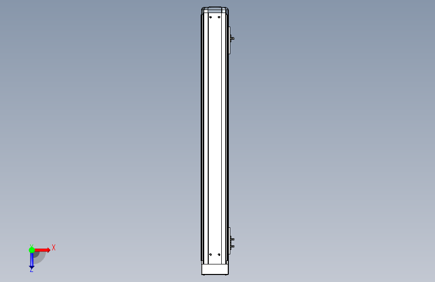 Toyo东佑达直线模组-ETH12-750-BM-200W+煞車 俯视图